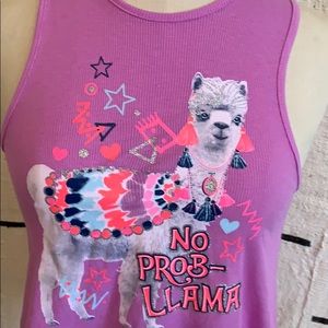 Llama tank top